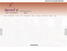 Tablet Screenshot of benefitforwomen.com